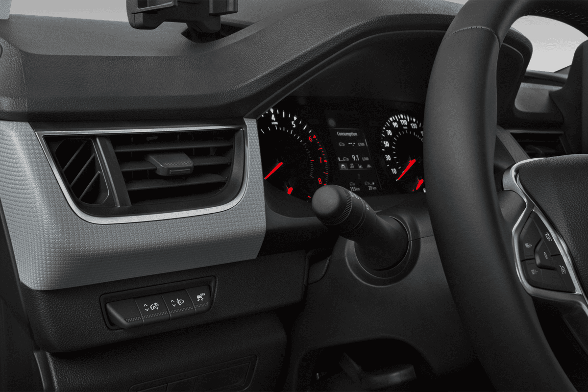 Lüftung eines Nissan Townstar Kastenwagen