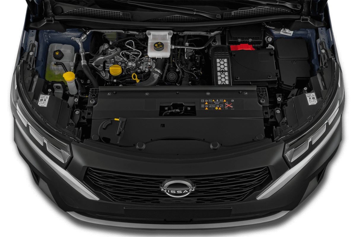 Motorraum eines Nissan Townstar Kastenwagen