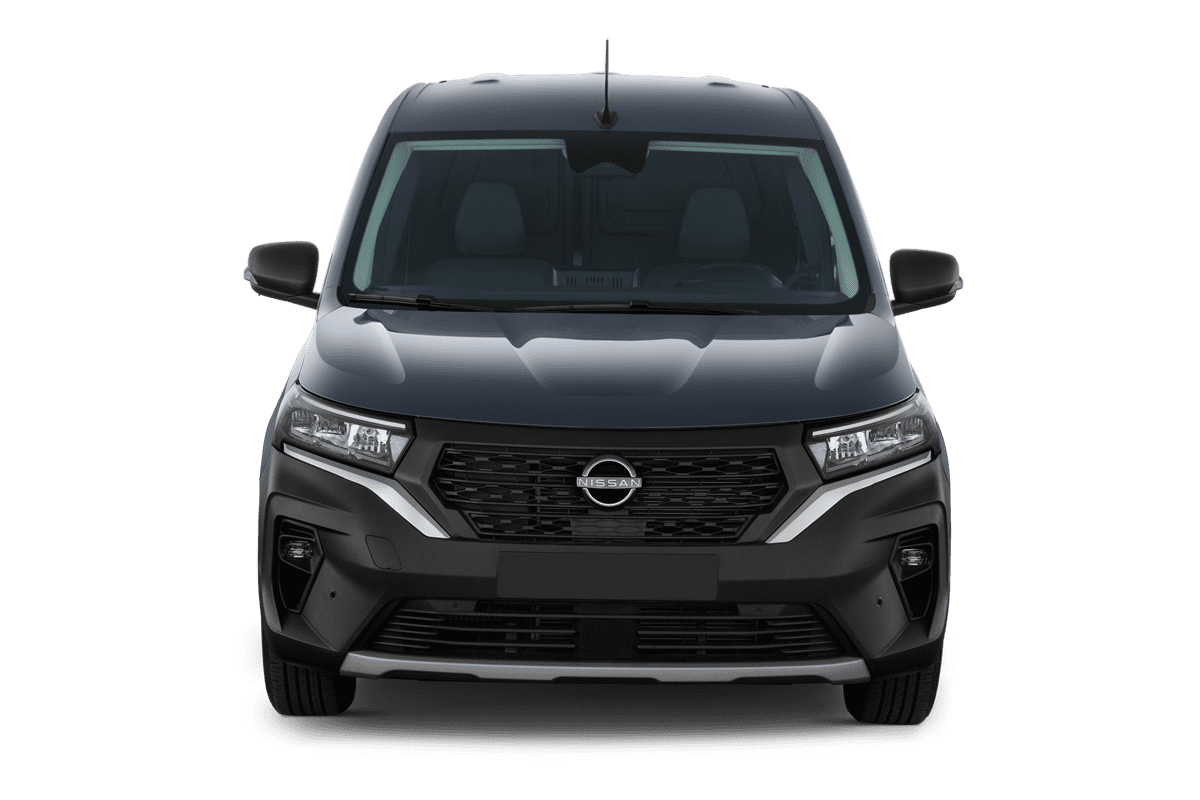Frontansicht eines Nissan Townstar Kastenwagen, freigestellt