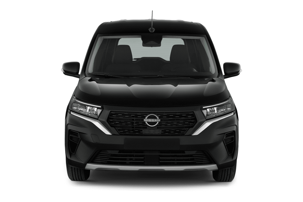 Frontansicht eines Nissan Townstar Kombi, freigestellt