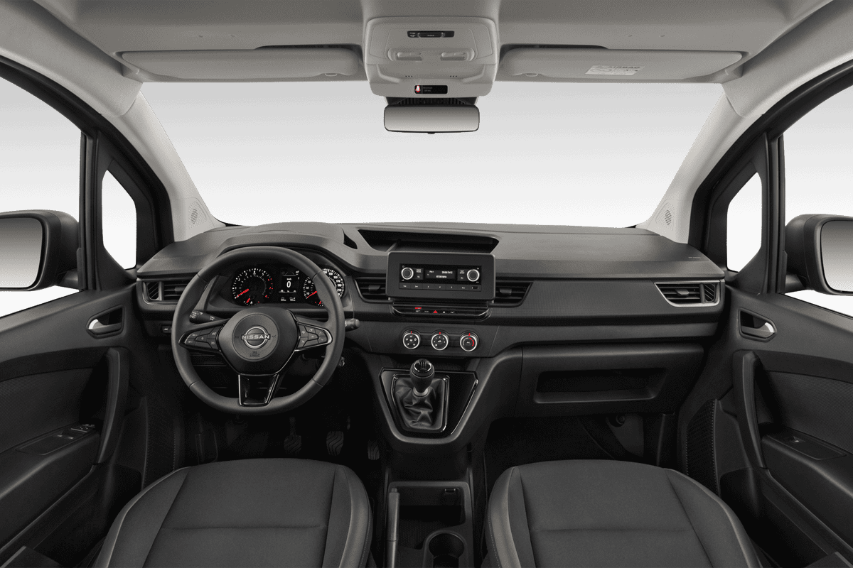 Armaturenbrett eines Nissan Townstar Kombi EV