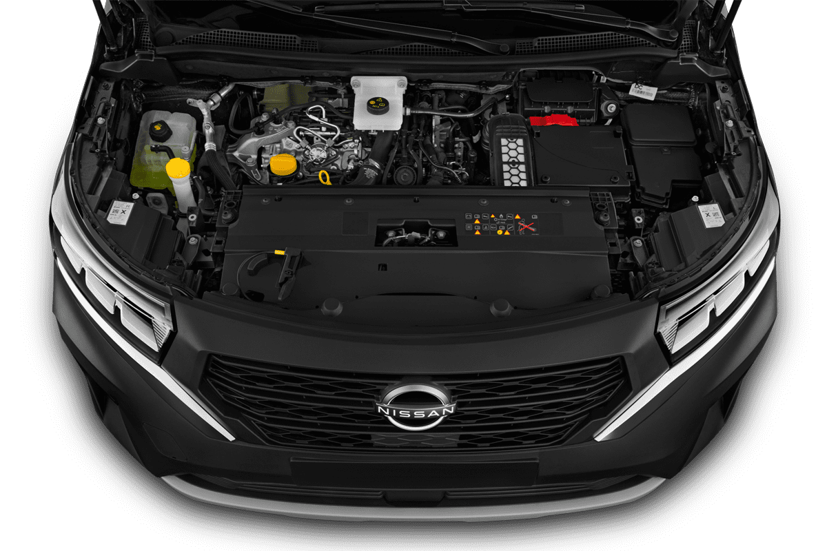 Motorraum eines Nissan Townstar Kombi EV
