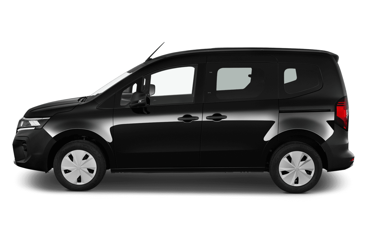Seitenansicht eines Nissan Townstar Kombi EV
