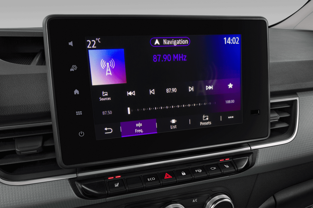 Audiosystem eines Nissan Townstar Kastenwagen EV