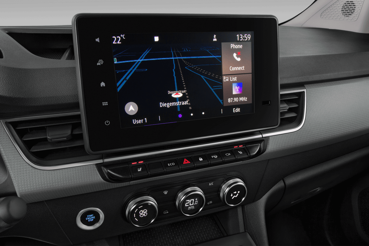 Mittelkonsole eines Nissan Townstar Kastenwagen EV