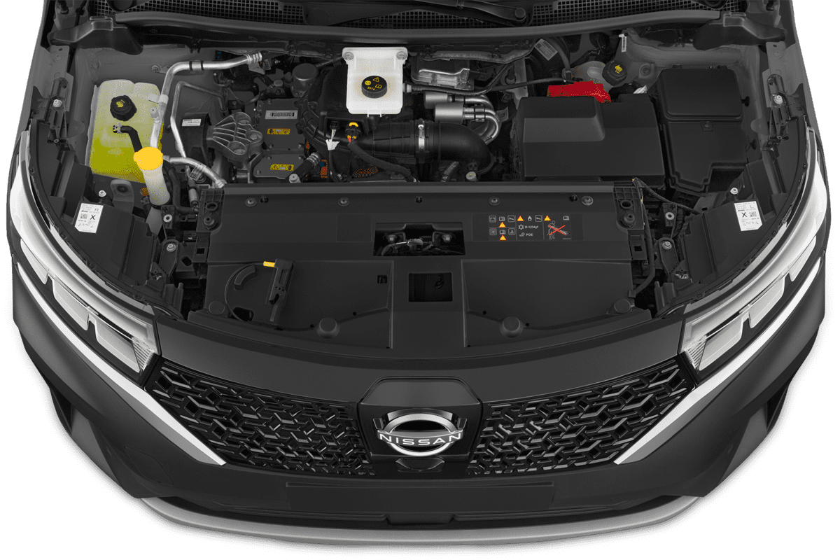 Motorraum eines Nissan Townstar Kastenwagen EV