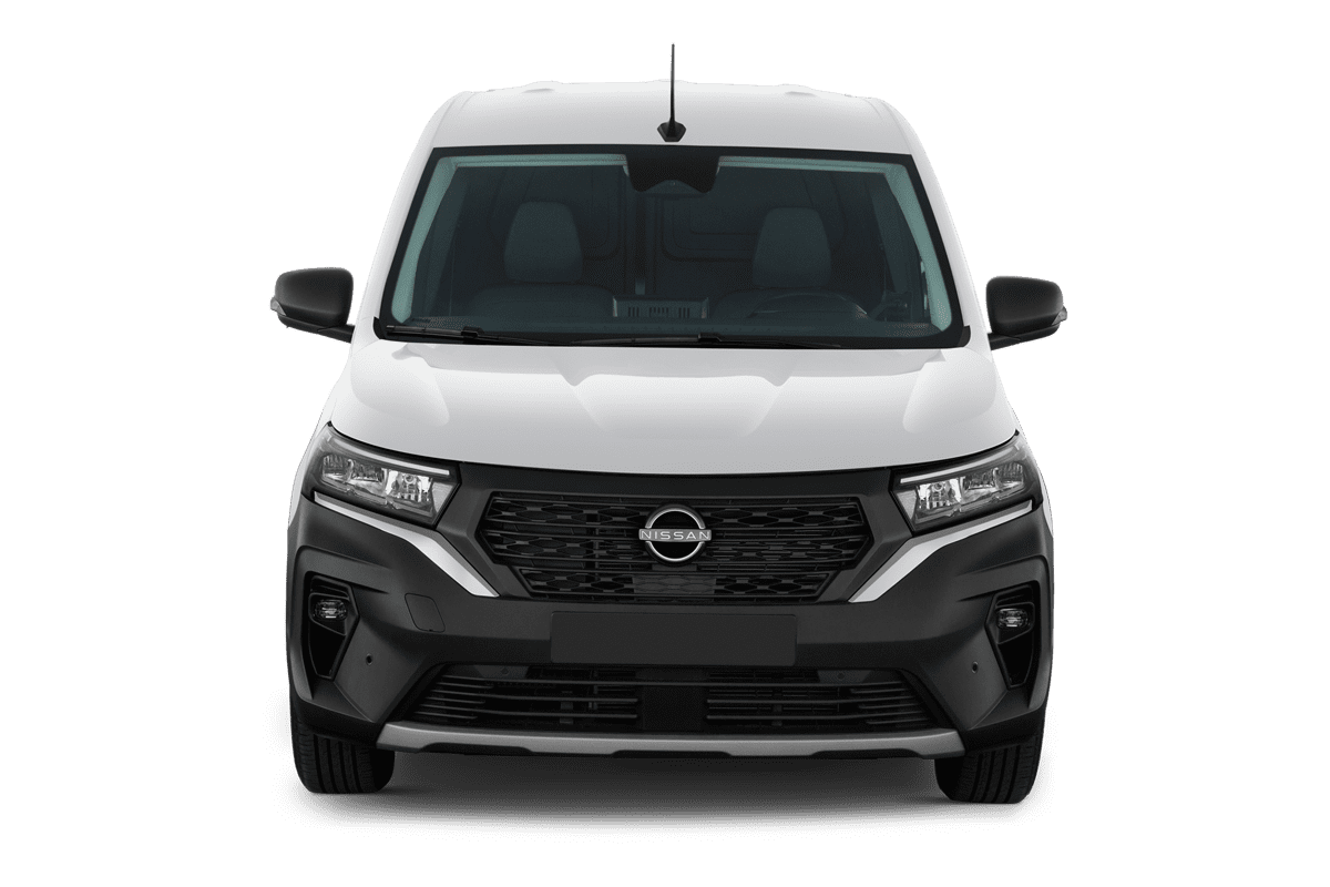 Frontansicht eines Nissan Townstar Kastenwagen, freigestellt