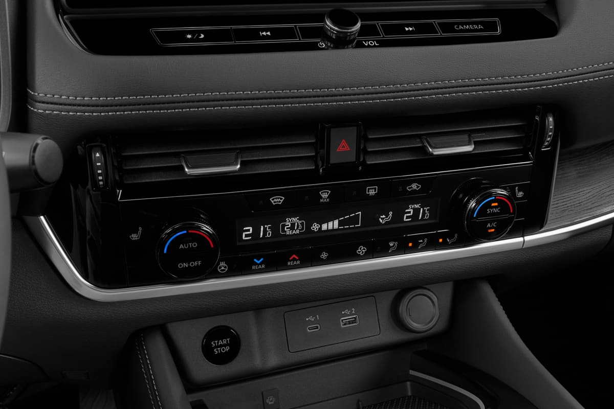 Klimasteuerung eines Nissan X-Trail