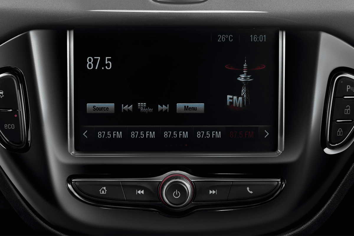 Audiosystem eines Opel Adam