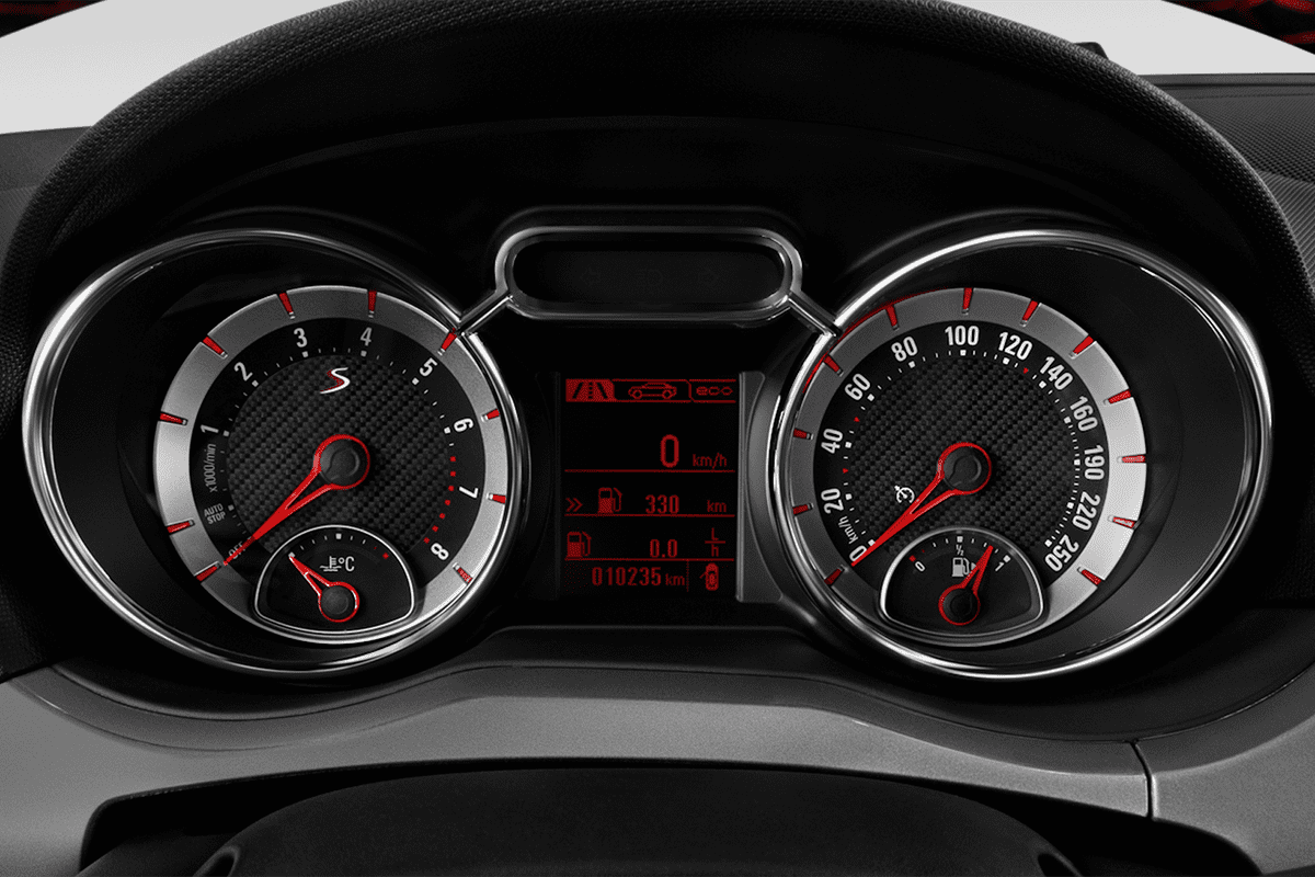 Kombiinstrument eines Opel Adam