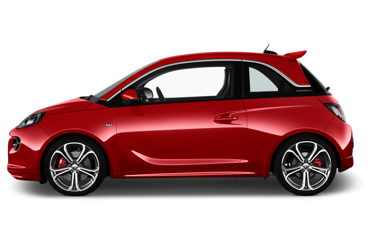 Seitenansicht eines Opel Adam