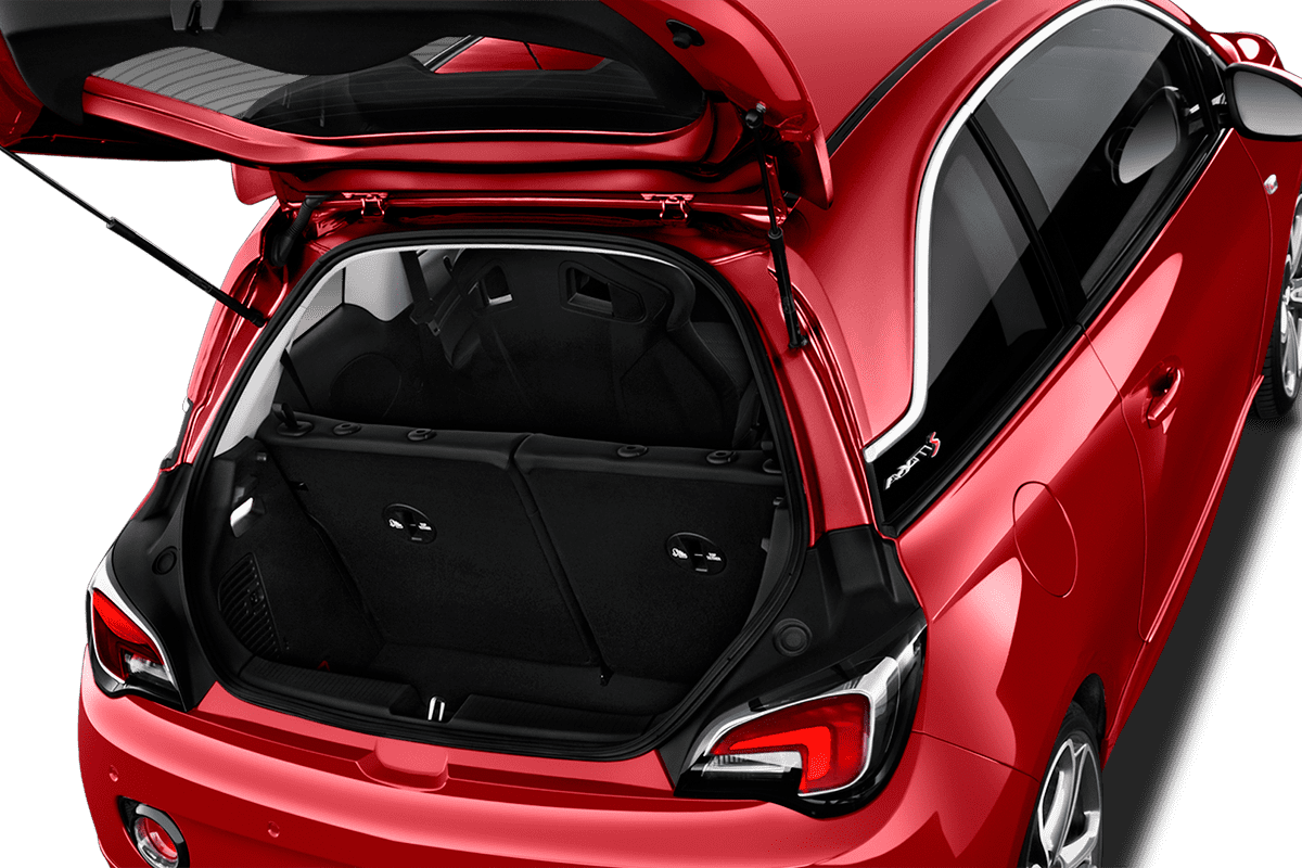 Kofferraum eines Opel Adam