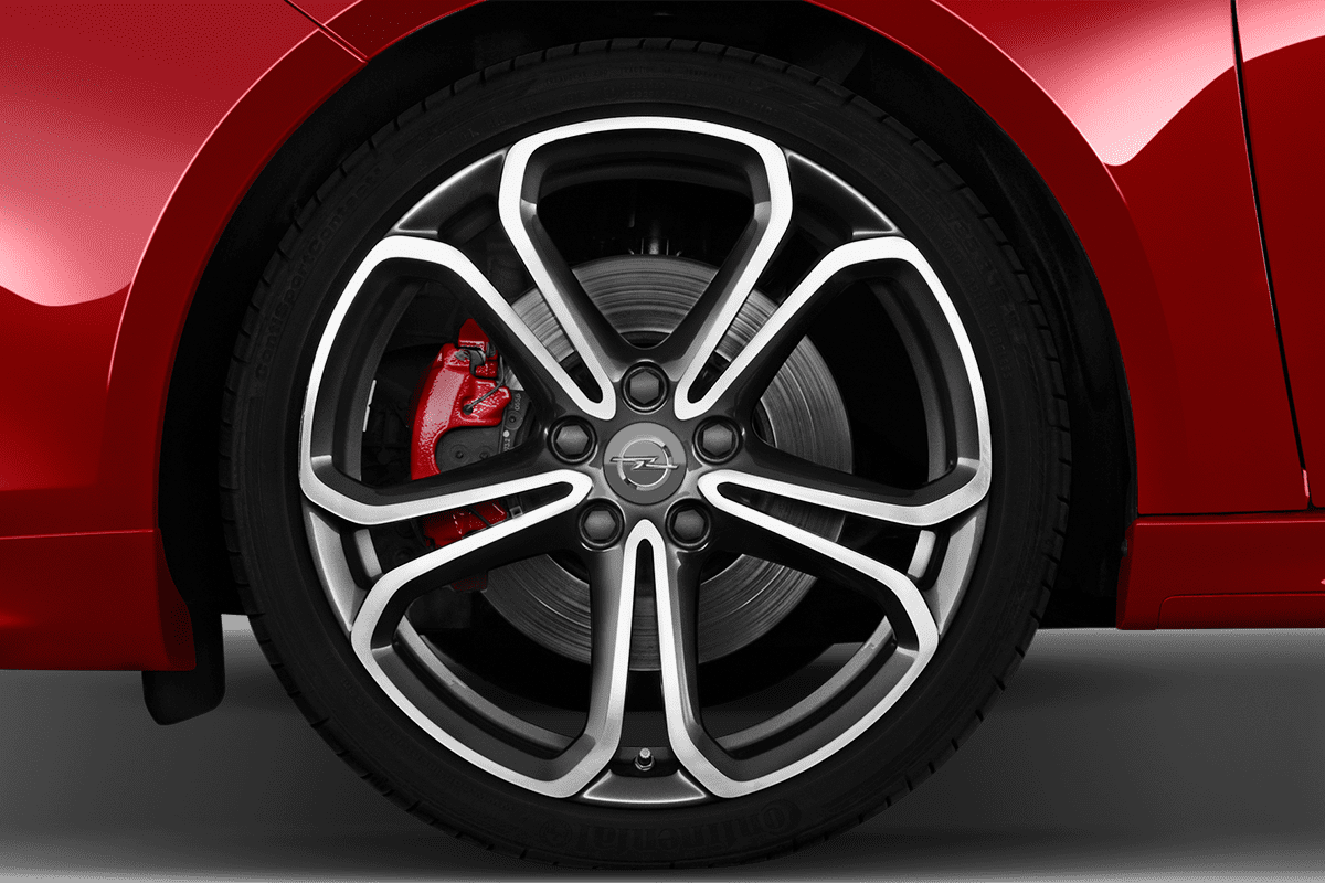 Radkappe oder Felge eines Opel Adam