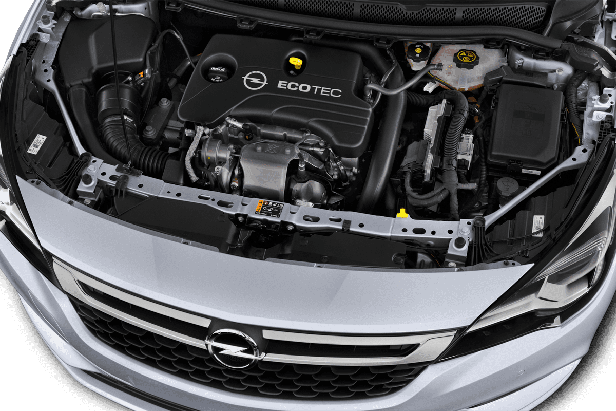 Motorraum eines Opel Astra Sports Tourer Active