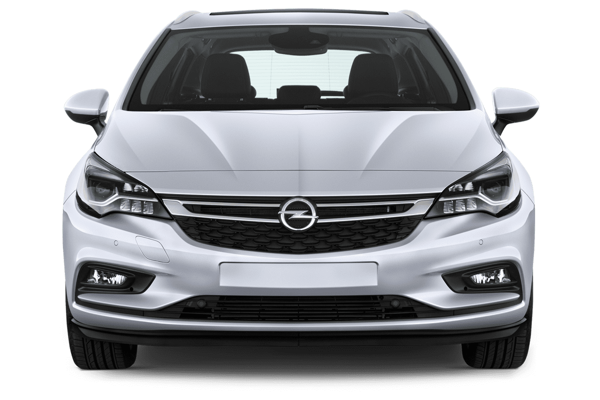 Frontansicht eines Opel Astra Sports Tourer Active, freigestellt