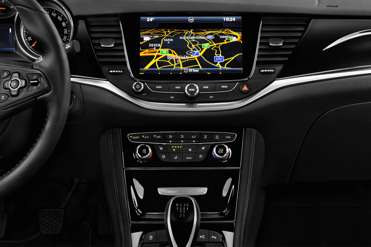 Mittelkonsole eines Opel Astra Sports Tourer Active