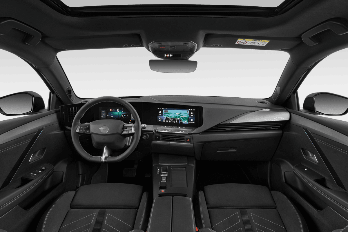 Armaturenbrett eines Opel Astra 