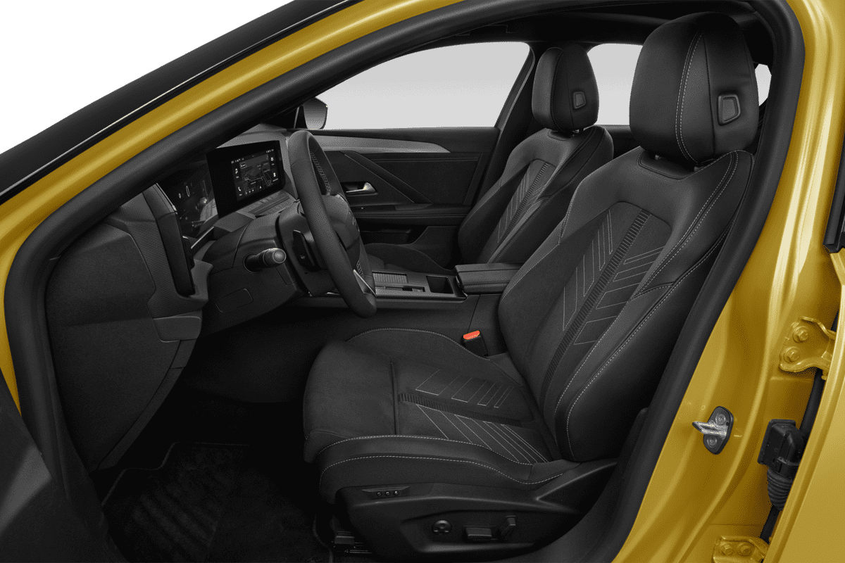 Vordersitze eines Opel Astra 