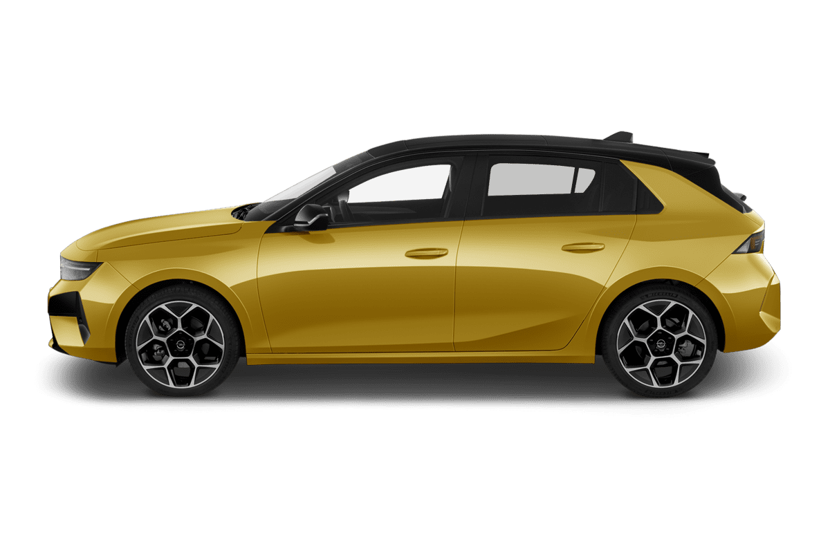 Seitenansicht eines Opel Astra 