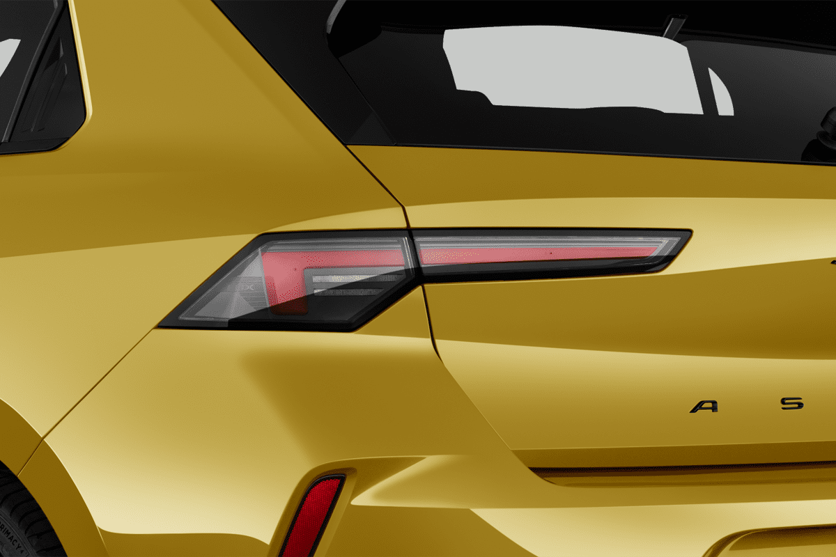 Heckleuchten eines Opel Astra 