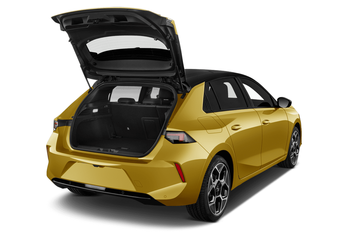 Kofferraum eines Opel Astra 