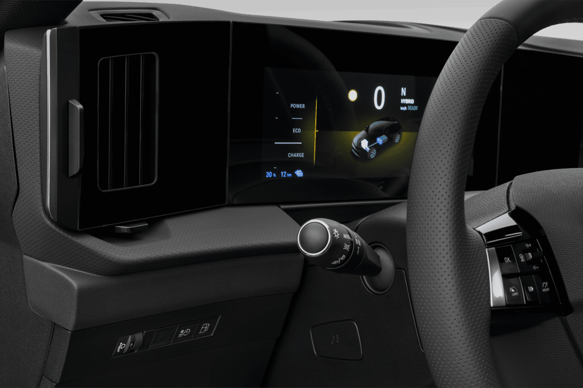 Lüftung eines Opel Astra Plug-in-Hybrid 