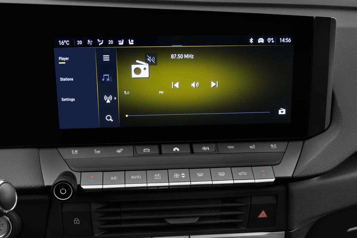 Audiosystem eines Opel Astra Plug-in-Hybrid 