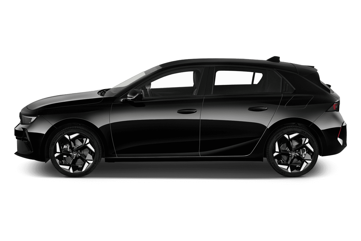 Seitenansicht eines Opel Astra Plug-in-Hybrid 