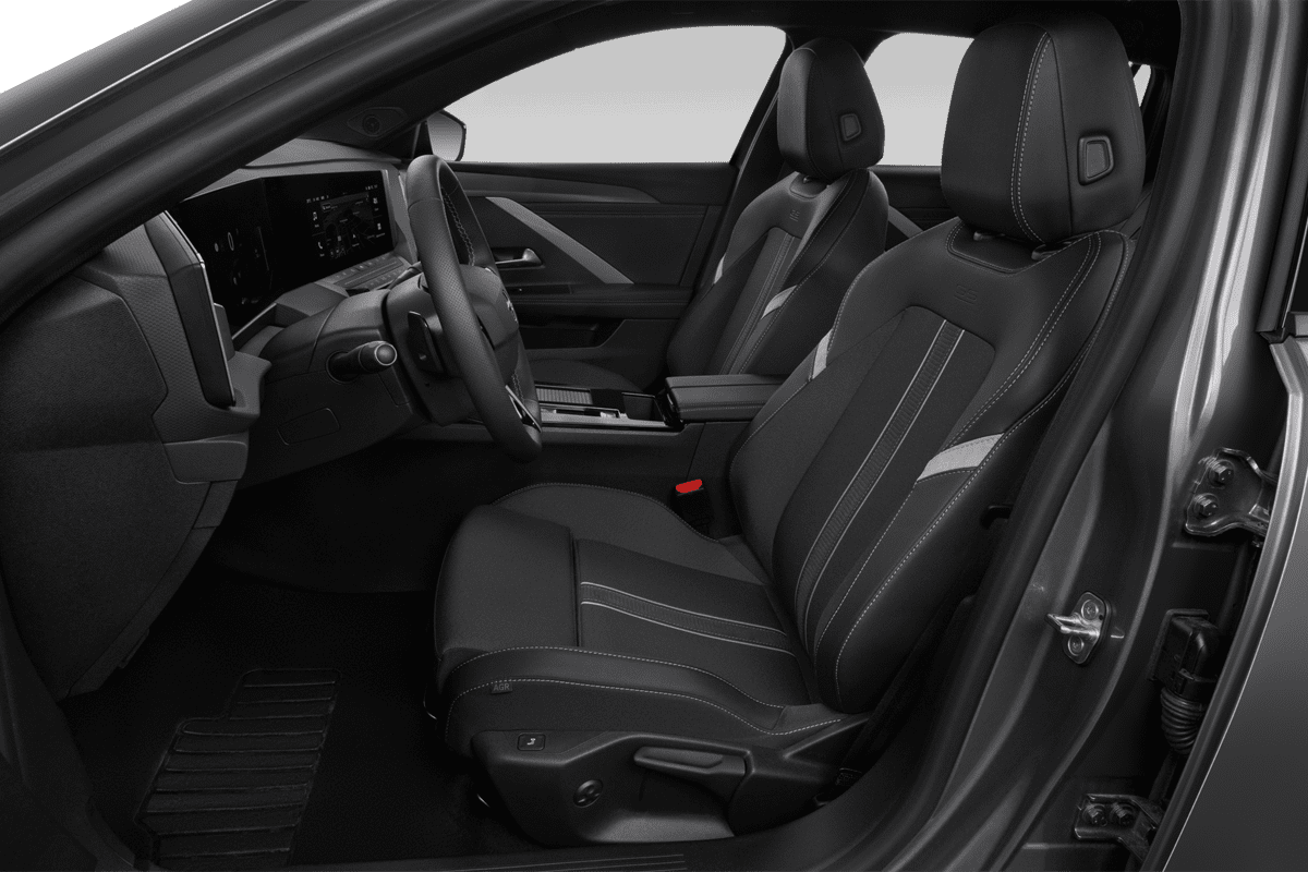 Vordersitze eines Opel Astra Sports Tourer Electric