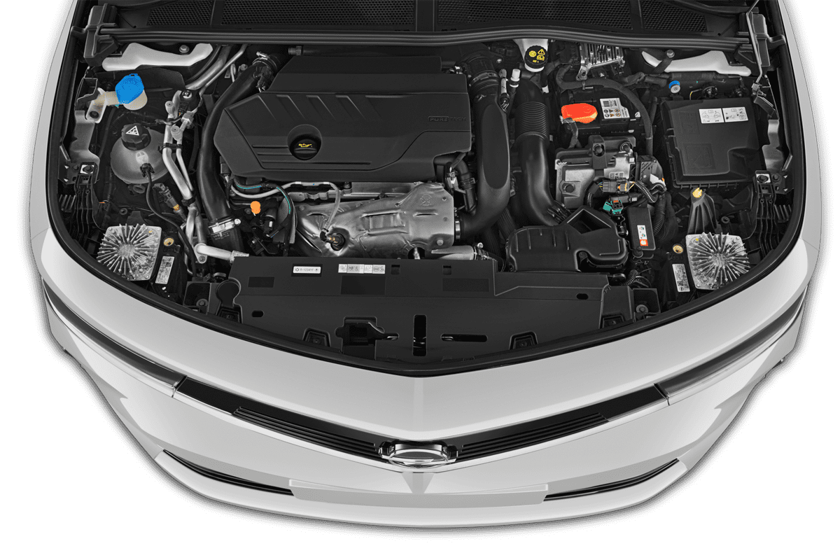 Motorraum eines Opel Astra Sports Tourer Plug-in-Hybrid 