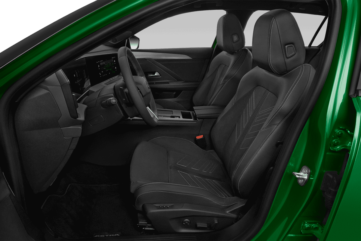 Vordersitze eines Opel Astra Sports Tourer Plug-in-Hybrid