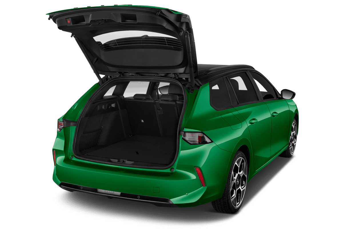 Kofferraum eines Opel Astra Sports Tourer Plug-in-Hybrid
