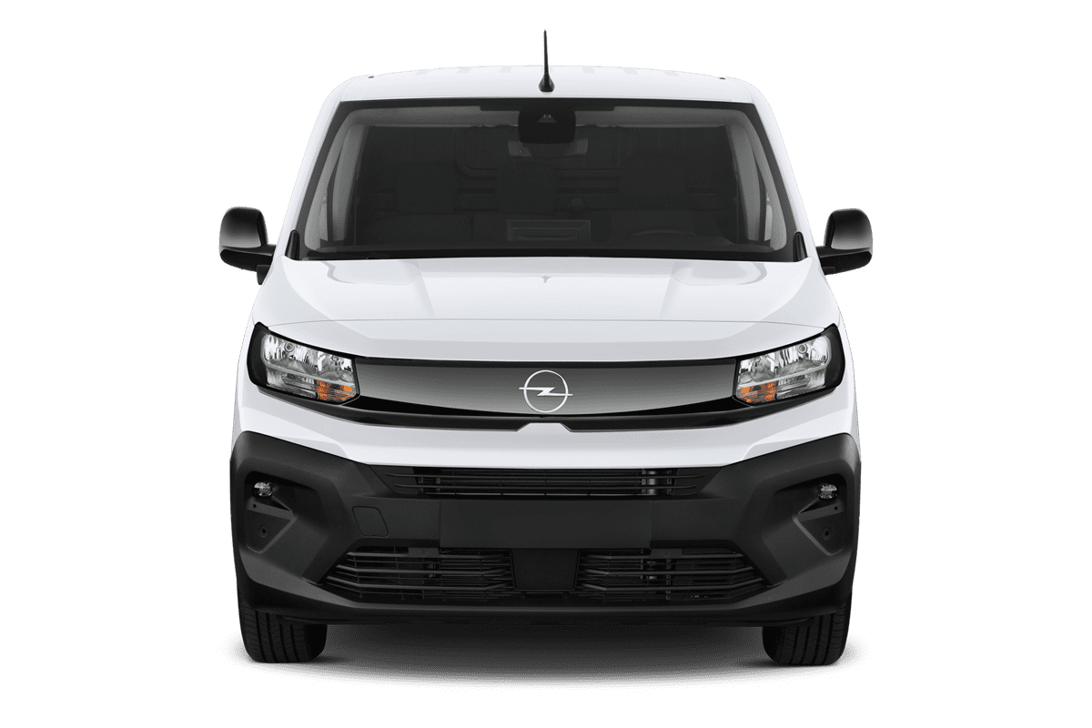 Frontansicht eines Opel Combo Cargo, freigestellt