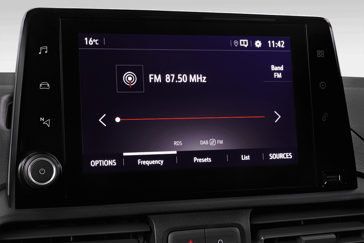 Audiosystem eines Opel Combo XL