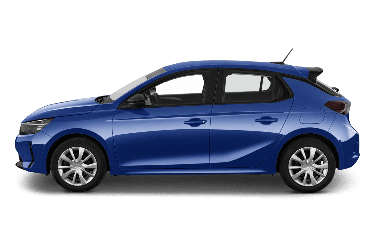 Seitenansicht eines Opel Corsa