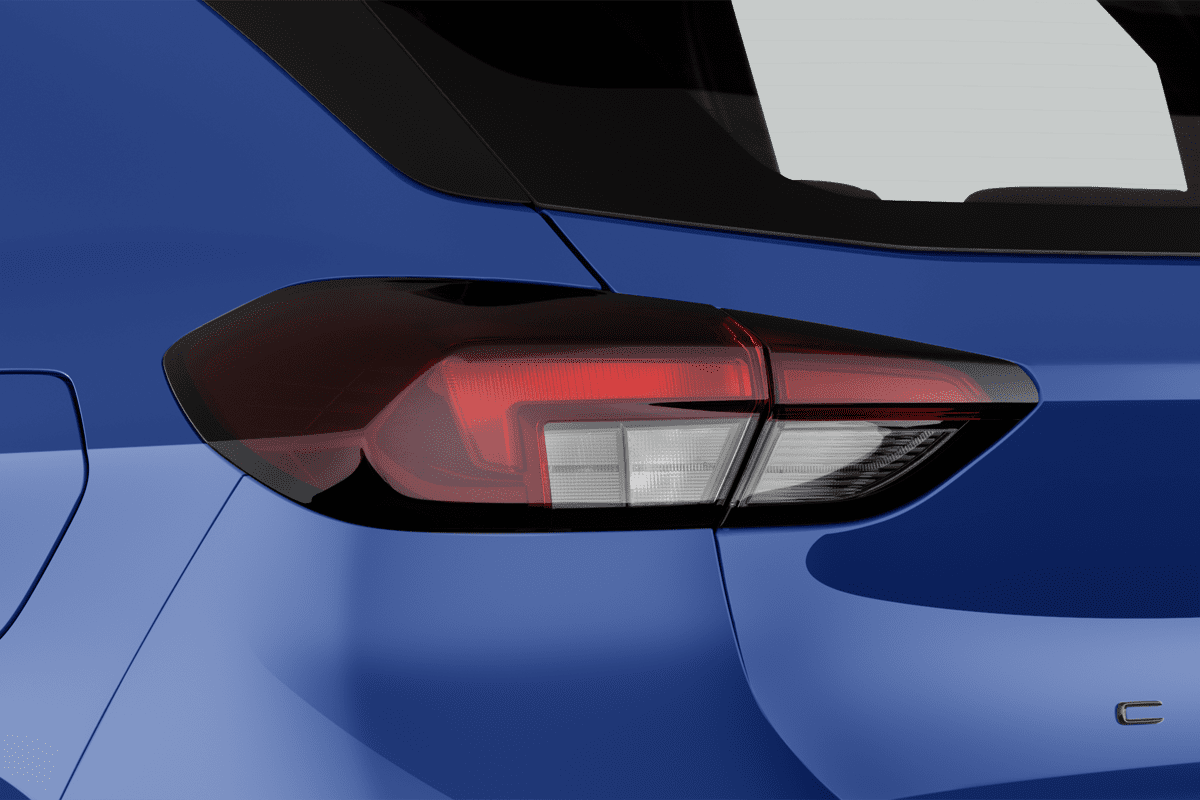 Heckleuchten eines Opel Corsa