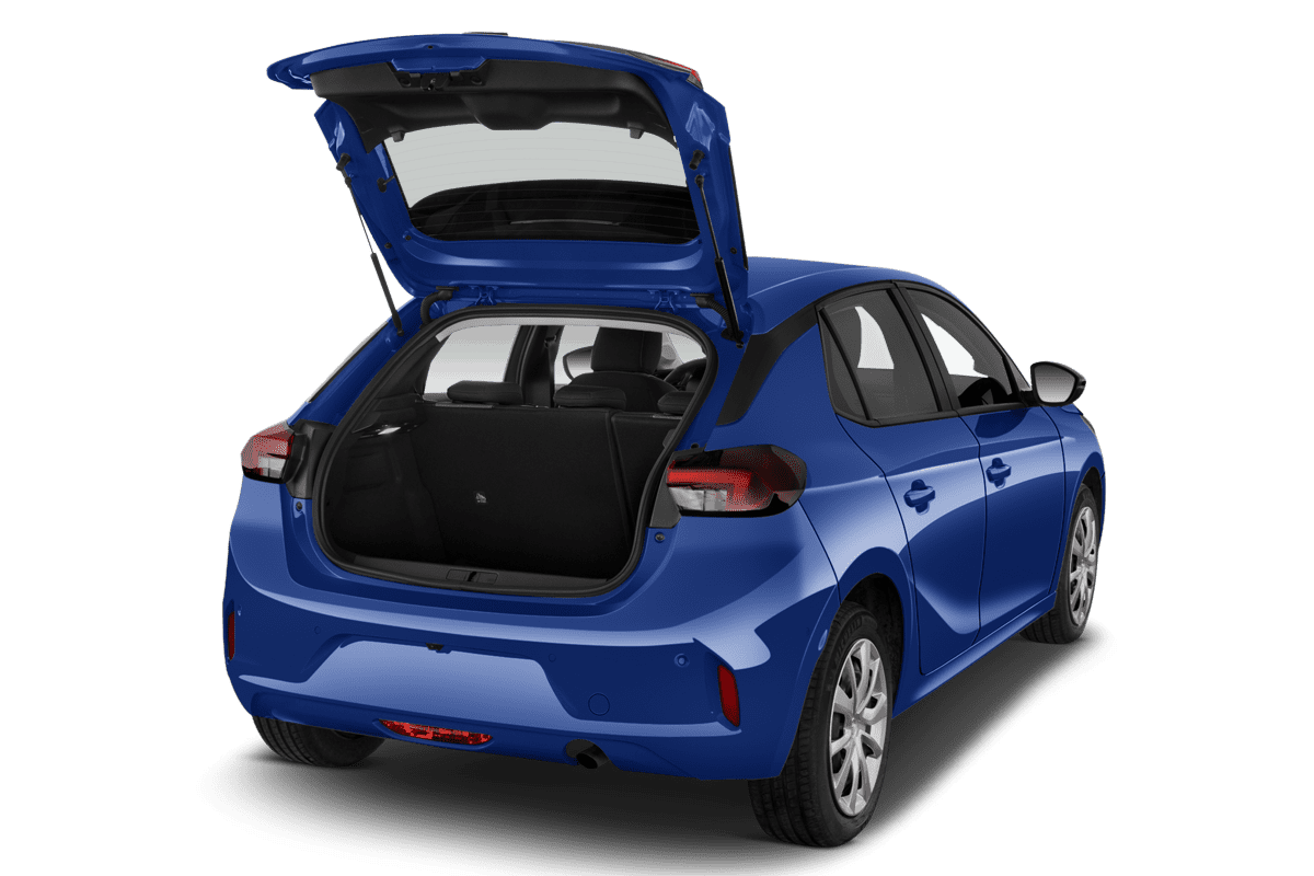 Kofferraum eines Opel Corsa