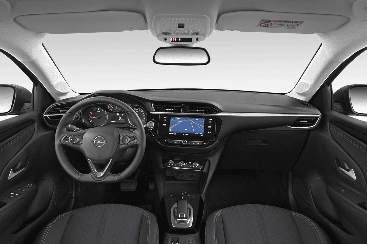 Armaturenbrett eines Opel Corsa 40 Jahre