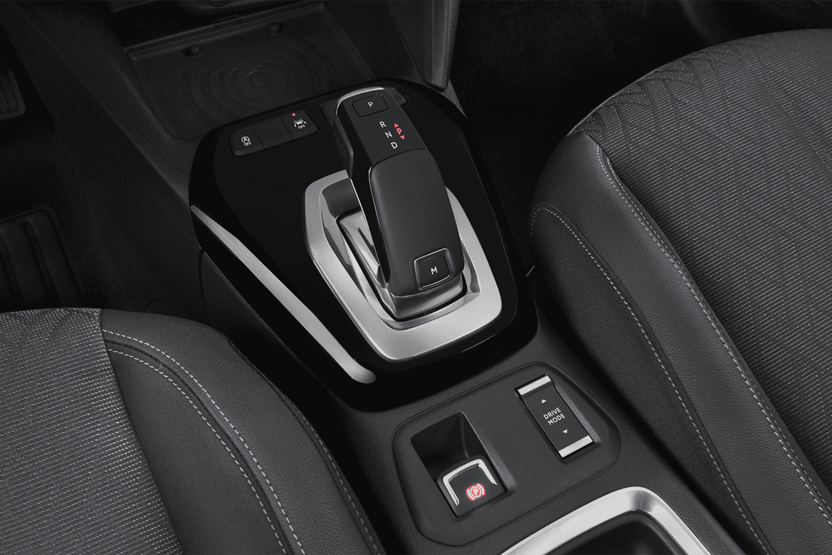 Schaltknüppel eines Opel Corsa 40 Jahre