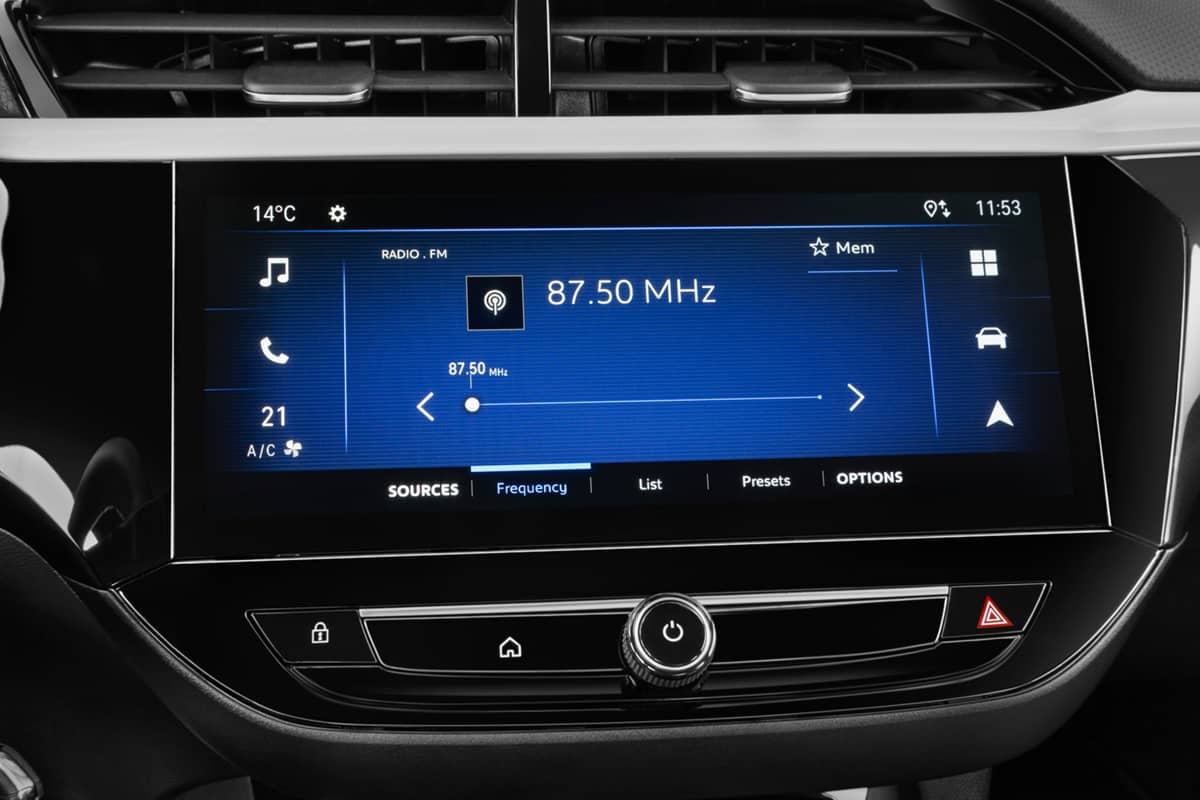 Audiosystem eines Opel Corsa