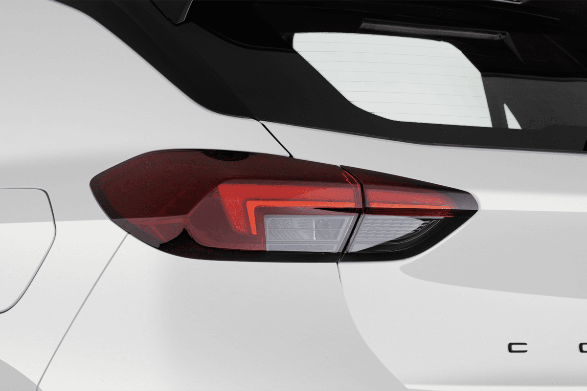 Heckleuchten eines Opel Corsa
