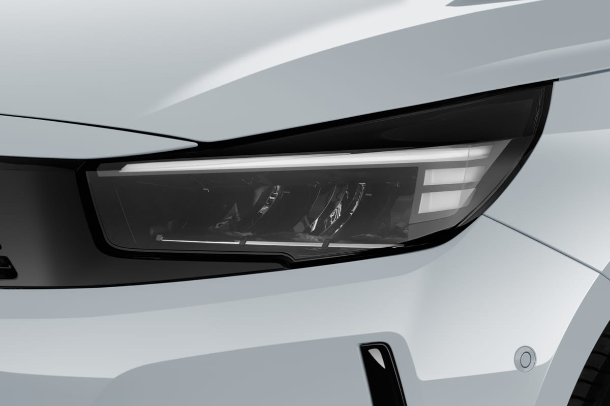 Frontscheinwerfer eines Opel Corsa Electric