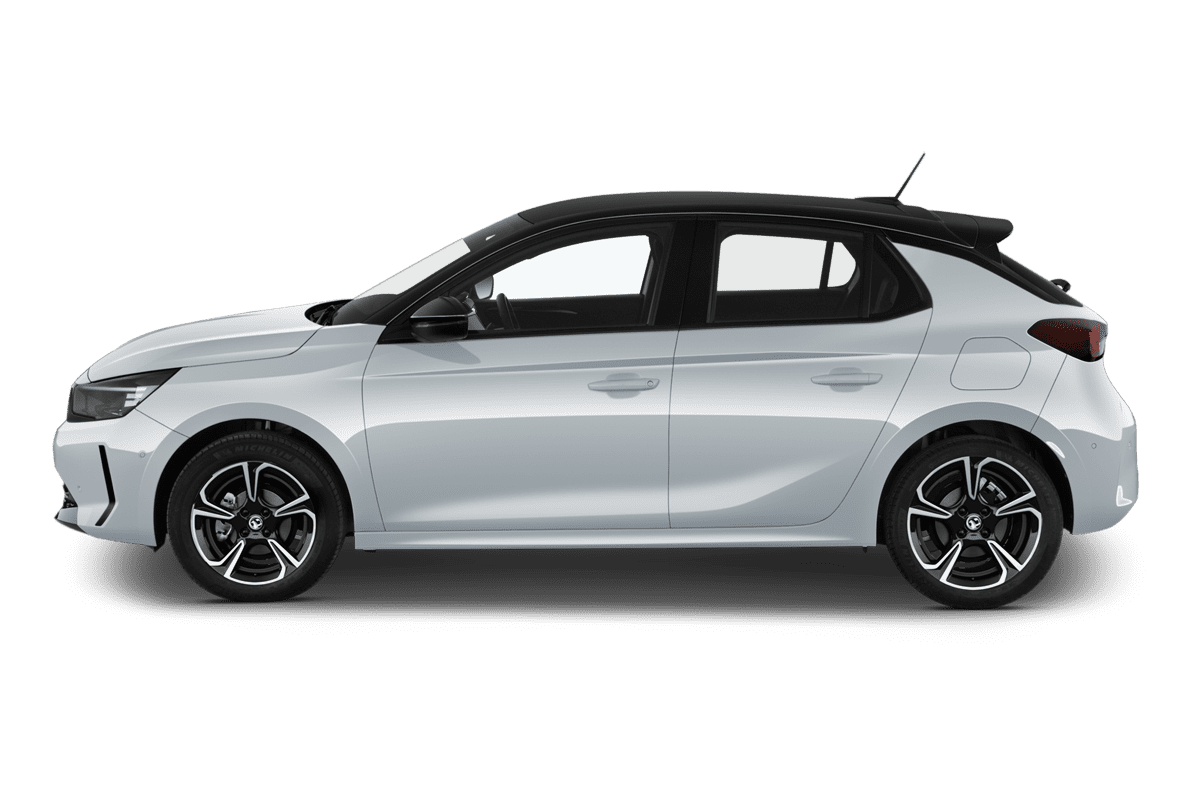 Seitenansicht eines Opel Corsa Electric