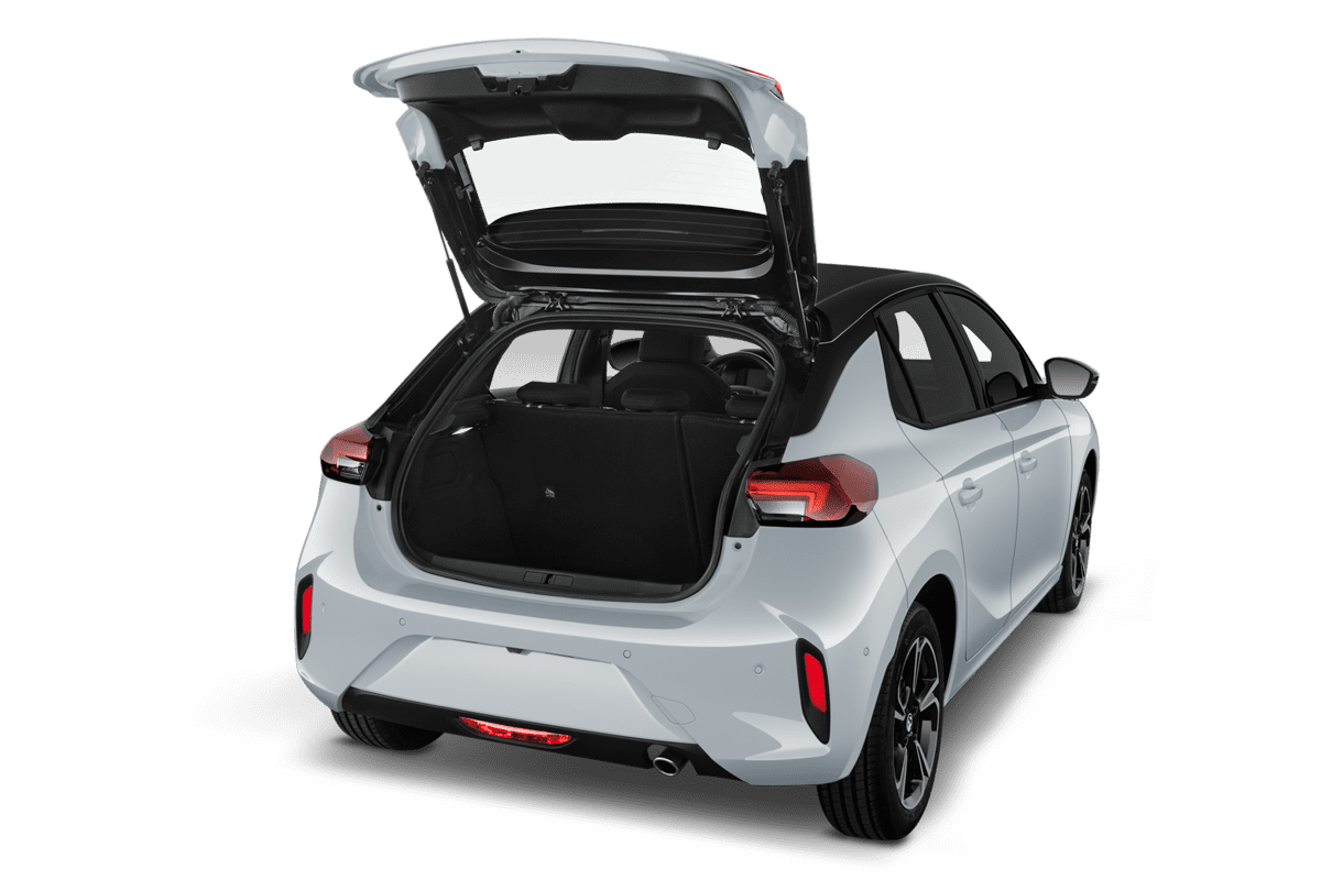 Kofferraum eines Opel Corsa Electric