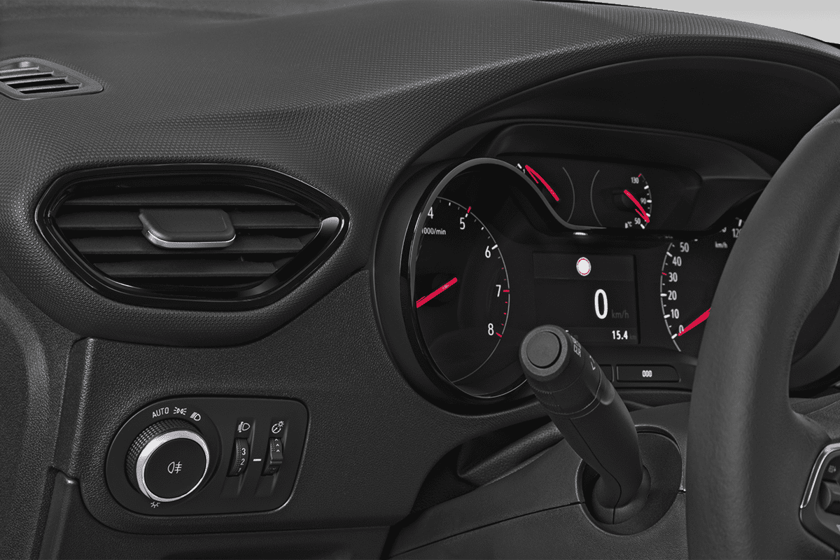 Lüftung eines Opel Crossland