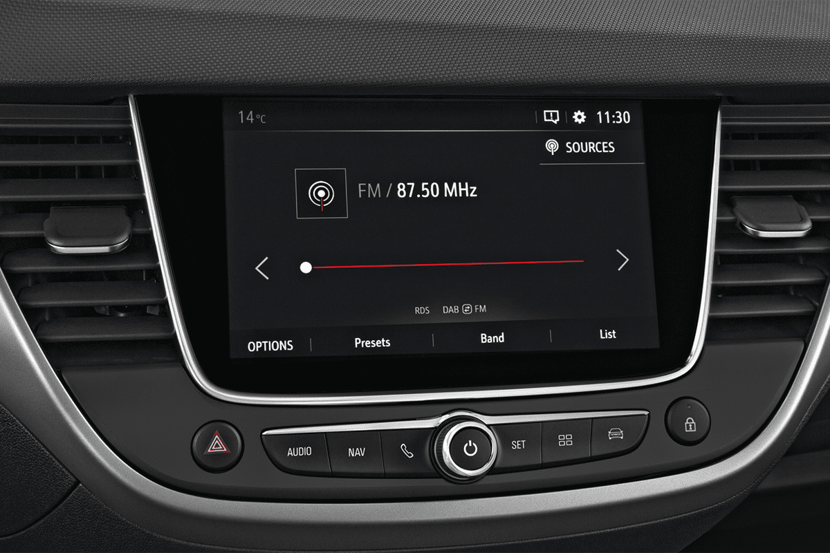 Audiosystem eines Opel Crossland