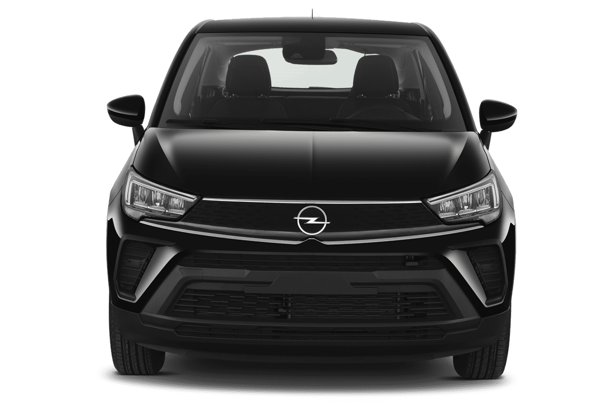 Frontansicht eines Opel Crossland, freigestellt