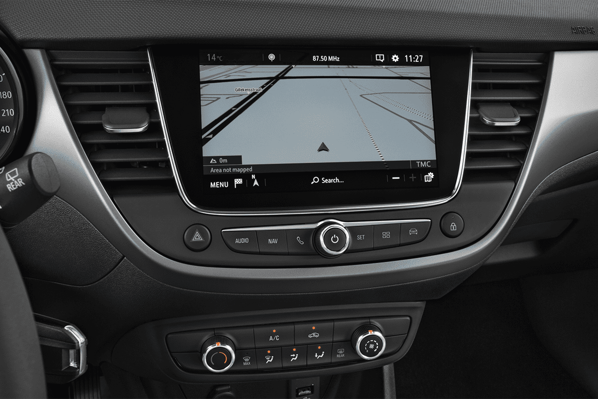 Mittelkonsole eines Opel Crossland