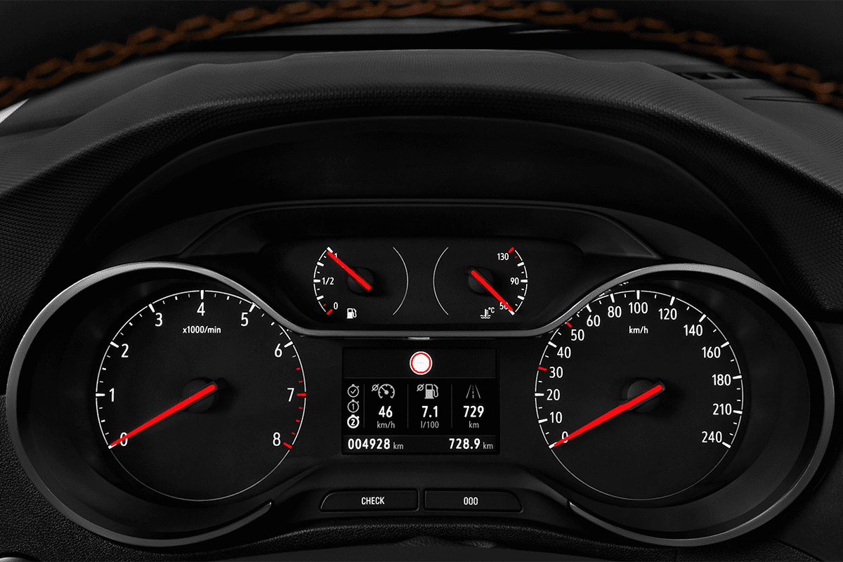 Kombiinstrument eines Opel Crossland X LPG