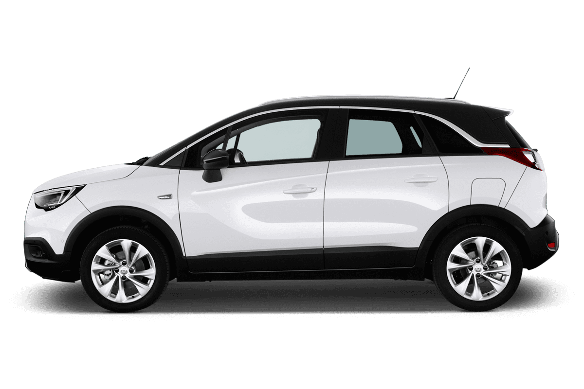 Seitenansicht eines Opel Crossland X LPG